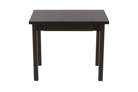 Стол обеденный раскладной с ящиком венге