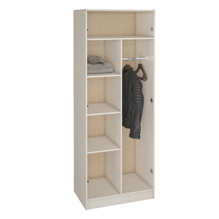 Шкаф Рига 2-х Створчатый ШК-20 с Полками Разные Цвета (Ш-800 х В-2120 х Г-520 мм)