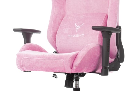 Кресло игровое Бюрократ Knight N1 розовое